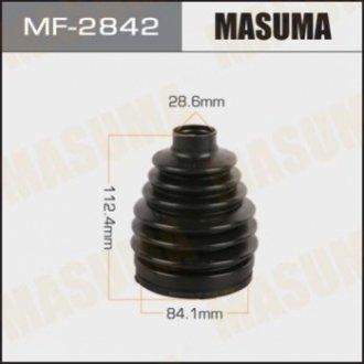 Пыльник ШРУСа MF-2842 (пластик) + спецхомут MASUMA MF2842 (фото 1)