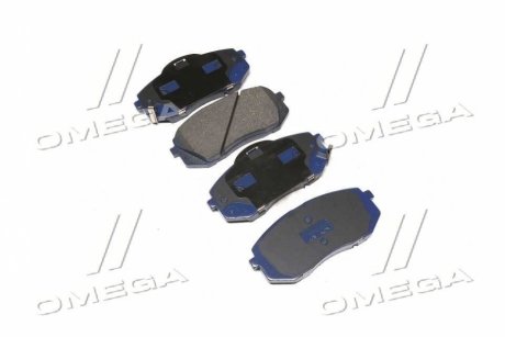 Колодки тормозные дисковые передние / Hyundai/Kia/Mobis 581011DE00 (фото 1)