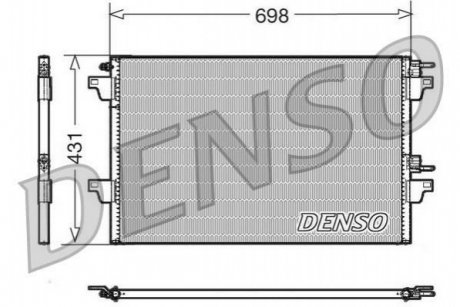 Конденсатор, кондиционер DENSO DCN23022