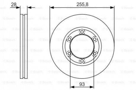 Тормозной диск BOSCH 0 986 479 R37