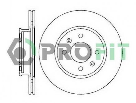 Тормозной диск PROFIT 5010-2016