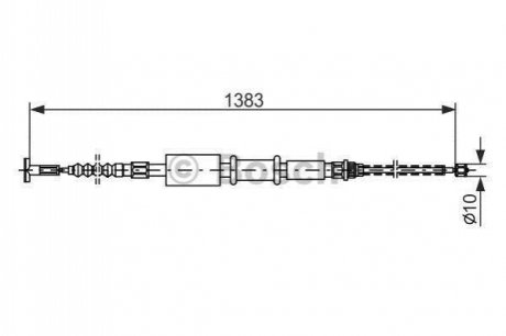 Clutch cables BOSCH 1 987 477 826 (фото 1)