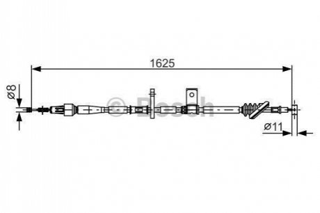 Clutch cables BOSCH 1 987 482 094 (фото 1)