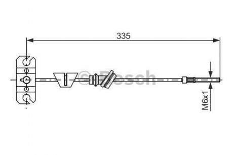 _трос ручника пер. l=335 kia sportage all <06 BOSCH 1 987 482 225