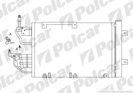 Skraplacz klimatyzacji Polcar 5509K8C5