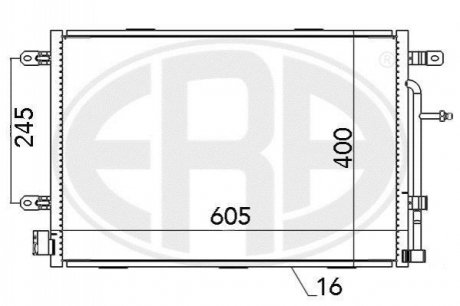 Радіатор ERA 667052