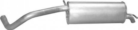 Глушитель задний (конечный, основной) для Skoda Fabia 1.9TDi hat. 03-, VW Polo 1.9TDi hat. 03-0 POLMOSTROW 24.50