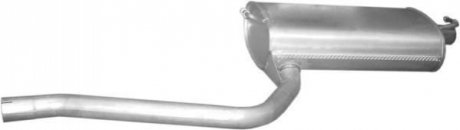 Глушитель задний (конечный, основной) для Toyota Avensis 1.6i-16V, 1.8i-16V, 2.0i-16V lifback POLMOSTROW 26323