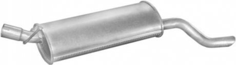 Глушитель задний (конечный, основной) для Opel Kadett E Combo 85-93 1.3/1.6/1.7D POLMOSTROW 17.182