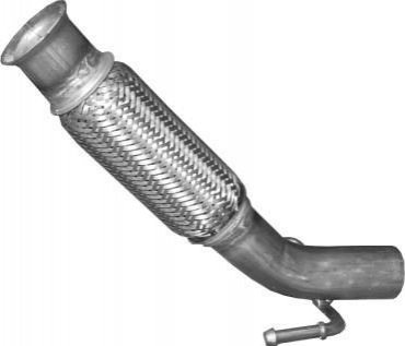 Труба коллекторная без катализатора для Peugeot 406 2.0 HDi srdan, combi 98-04 POLMOSTROW 19412