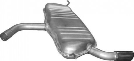 Глушитель задний (конечный, основной) для Audi A3 Sportback 1.6/1.6 FSi 04-08 POLMOSTROW 01121 (фото 1)