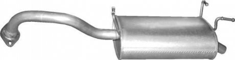 Глушитель задний (конечный, основной) для Nissan Primera 1.8i-16V 05/02-07 POLMOSTROW 15.39