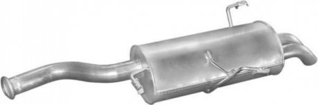 Глушитель задний (конечный, основной) для Peugeot 607 2.2HDI TD 12/99 -04 POLMOSTROW 19504