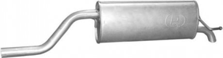 Глушитель задний (конечный, основной) для Fiat Grande Punto 1.2i 09/05- POLMOSTROW 07.433 (фото 1)