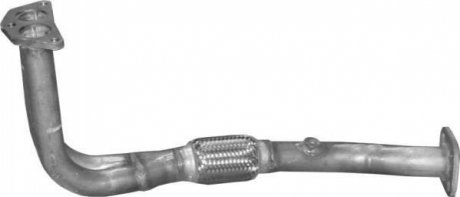 Труба глушитель приёмная для Hyundai Accent/Pony/Excel 1.5i 09/94-10/99 POLMOSTROW 1071 (фото 1)