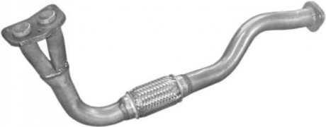 Труба глушитель приёмная для Toyota Corolla 1.3 -12V/87-92/HB/SDN/Kombi POLMOSTROW 26.309 (фото 1)