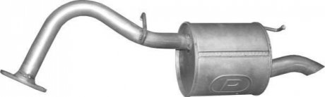 Глушитель задний (конечный, основной) для Toyota Yaris 1.0i 12V 11/05- POLMOSTROW 2602 (фото 1)