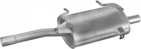 Глушитель задний (конечный, основной) для Suzuki Swift 1.6i-16V 90-91 POLMOSTROW 25.36
