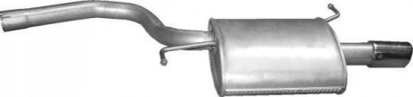 Глушитель задний (конечный, основной) для Audi A4 2.0 FSI 07/02-12/04 POLMOSTROW 01125 (фото 1)