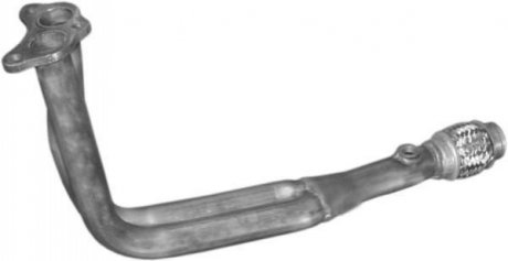 Труба коллекторная без катализатора для Skoda Felicia 1.6i 10/94-01 POLMOSTROW 24.58 (фото 1)