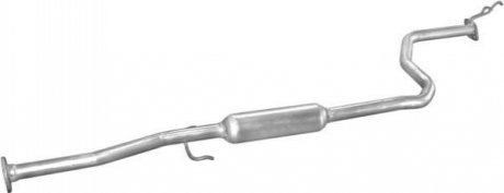 Резонатор (средний глушитель) для Honda Civic 93-96 1.5i 3D kat POLMOSTROW 09.51 (фото 1)