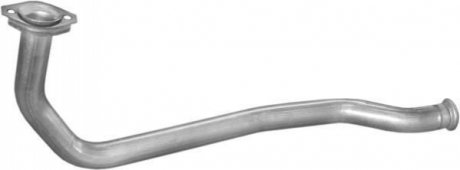 Труба глушитель приёмная для Renault Clio 1.2 1.4 90-94 POLMOSTROW 21.301 (фото 1)