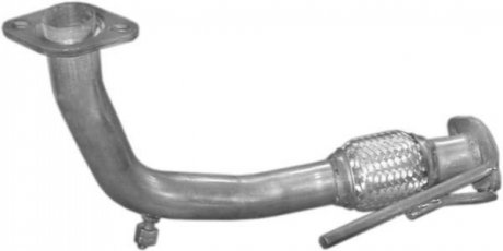 Труба глушитель приёмная для Toyota Corolla 1.8D 87-92 POLMOSTROW 26.319 (фото 1)