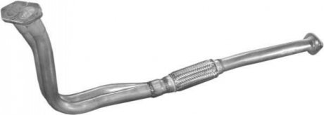 Труба глушитель приёмная для Opel Vectra A 1.7D 92-95 POLMOSTROW 17.522 (фото 1)