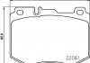 Колодки тормозные mercedes w205 14- передние HELLA 8DB355021671 (фото 2)