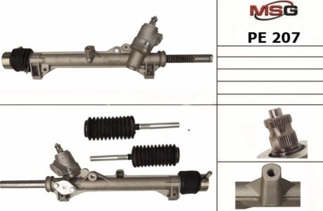 Рулевая рейка с ГУР PEUGEOT 405 1987-1993 MSG PE 207 (фото 1)