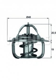 Термостат, охолоджуюча рідина MAHLE / KNECHT TX171D (фото 1)