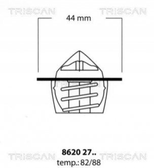 ТЕРМОСТАТ TRISCAN 8620 2782 (фото 1)