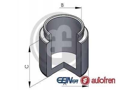 Елементи гальмівного супорта (Поршень) AUTOFREN D025359