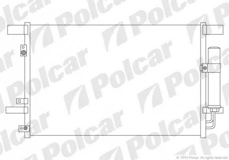 Skraplacz klimatyzacji Polcar 5266K8C1