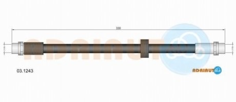 Тормозной шланг ADRIAUTO 03.1243 (фото 1)