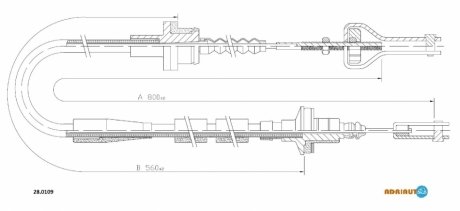 Автозапчасть ADRIAUTO 28.0109