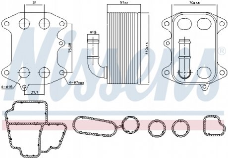 Автозапчасть NISSENS 91272