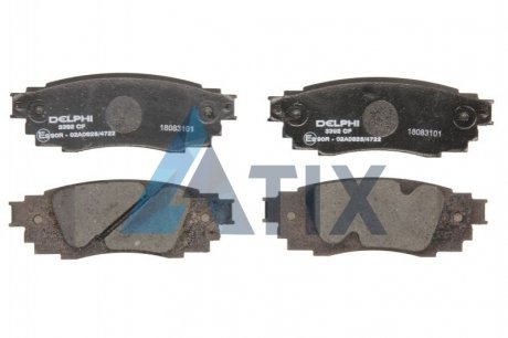 Колодки торм диск к-т lexus rx 2015- Delphi LP3392