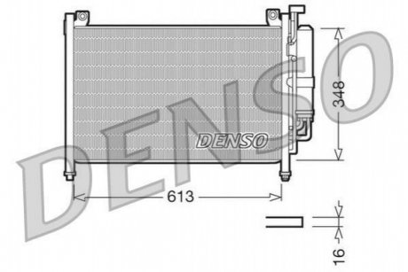 Конденсатор, кондиционер DENSO DCN44002