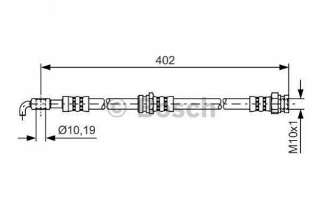 Тормозной шланг BOSCH 1 987 481 445