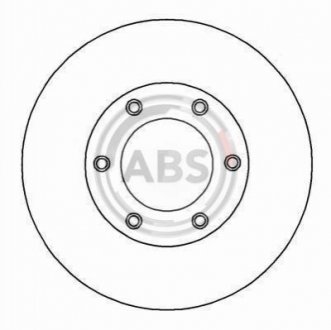 Тормозной диск A.B.S. 17015