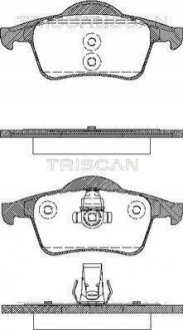 Колодки гальмівні дискові TRISCAN 8110 27004