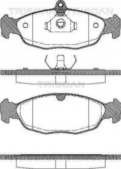 Колодки тормозные 1 TRISCAN 8110 24957