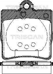 Колодки тормозные 1 TRISCAN 8110 23018