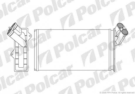 РАДІАТОР ОБІГРІВУ Polcar 5786N8-1 (фото 1)