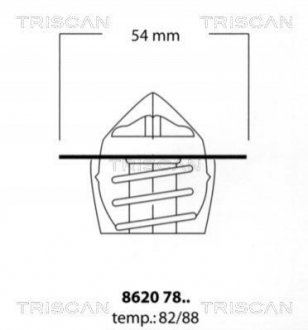 ТЕРМОСТАТ TRISCAN 8620 7888