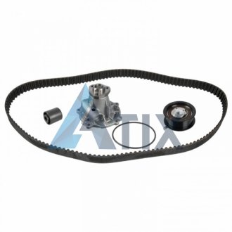 FEBI К-т ГРМ (рем.+2шт.ролика+помпа) AUDI 1,9TDI VW 1,9TD/TDI/SDI SEAT 1,9TD/TDI FEBI BILSTEIN 172677