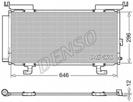 Конденсер subaru outback 15- DENSO DCN36004