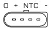 Датчик давление во впускном газопроводе NGK 93653 (фото 2)