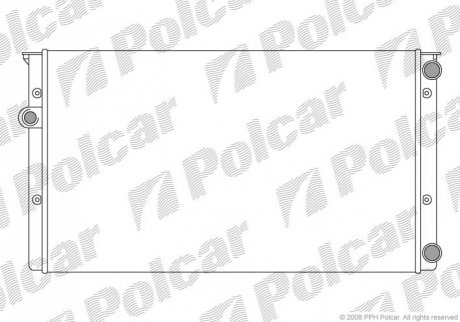 Радиатор АКПП FORD COUGAR 98-99 MONDEO 2.5I 24V 95-97 4G32 Polcar 953808A8